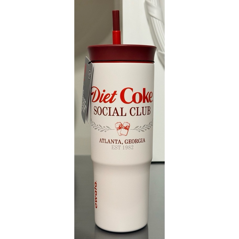 Owala 24oz Special Edition DIET COKE SOCIAL CLUB Stainless Steel Straw Tumbler